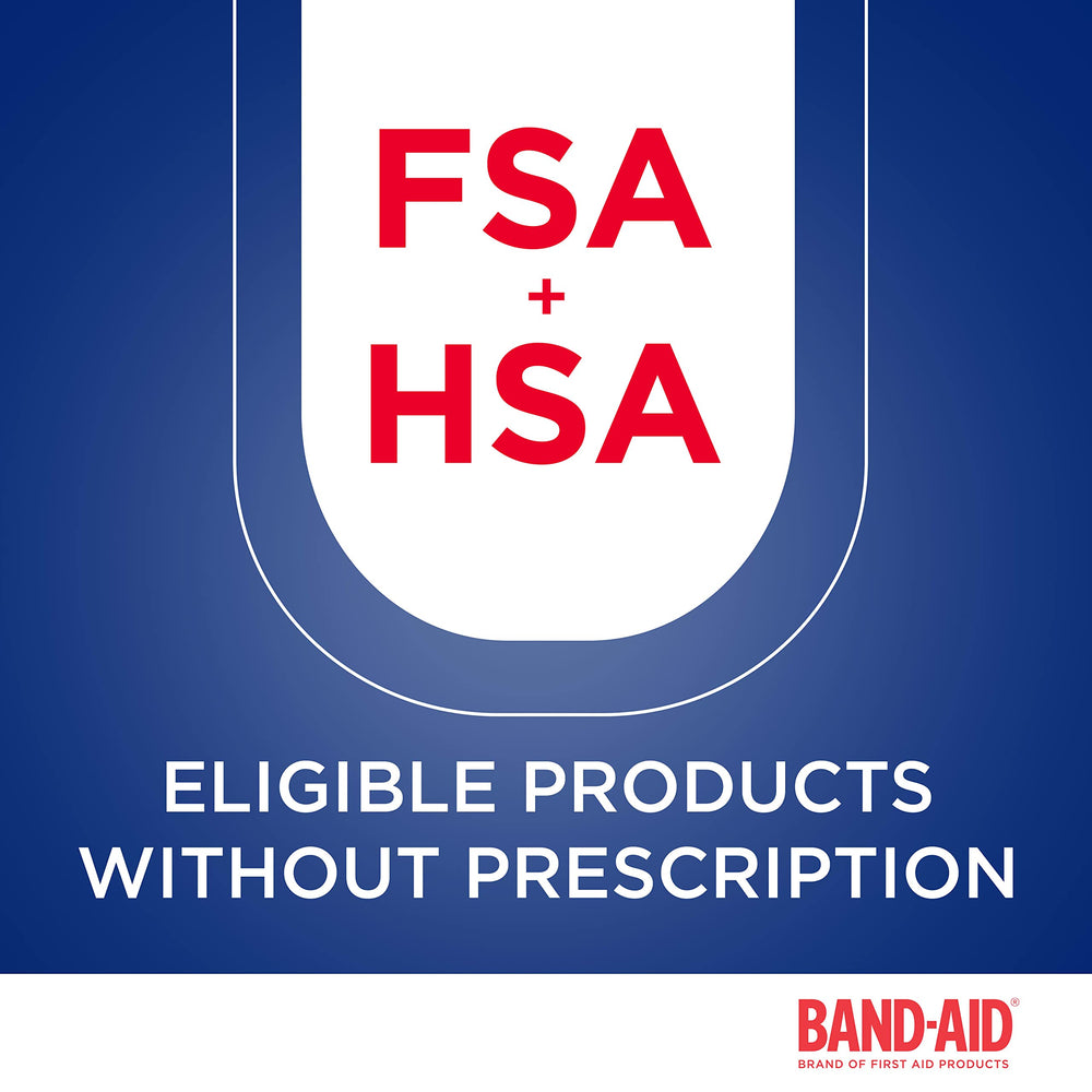 Band-Aid extra-large wound cover ideal for bigger scrapes and burns.