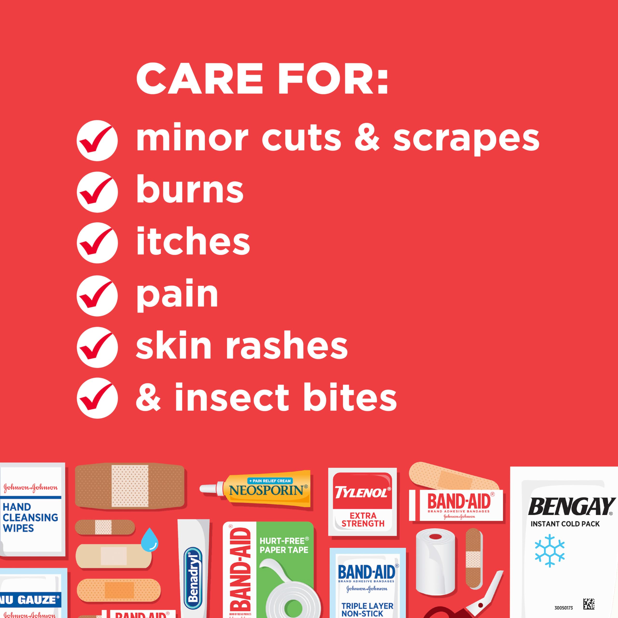 Band-Aid itch-stopping cream for soothing rashes and insect bites.