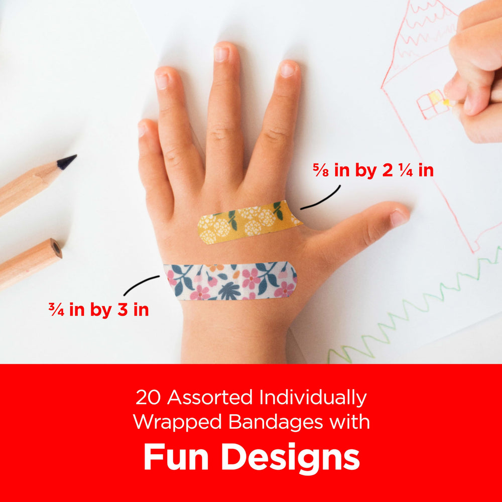 Band-Aid Minecraft bandages with secure adhesive for active play and daily routines.