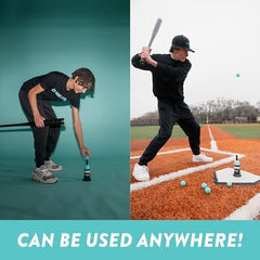Durable rebound material resists crushing during full swings.