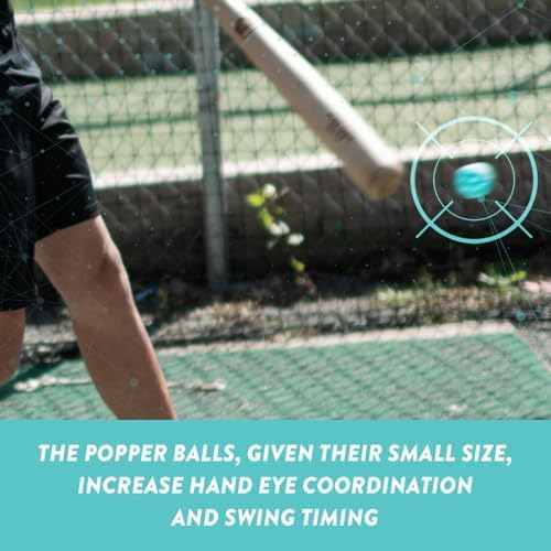 Bandit Sports Mini Popper Balls outdoors for practice spaces.