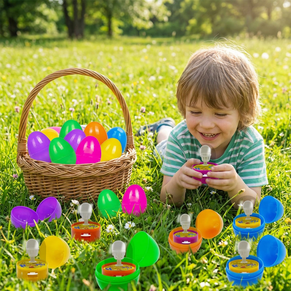 Banerle 8-pack Easter eggs include eight finger basketball games.