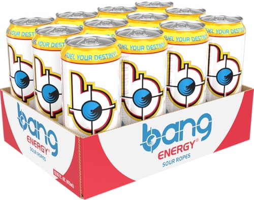 Bang Sour Ropes can closeup emphasizes bold sour flavor and caffeine kick.