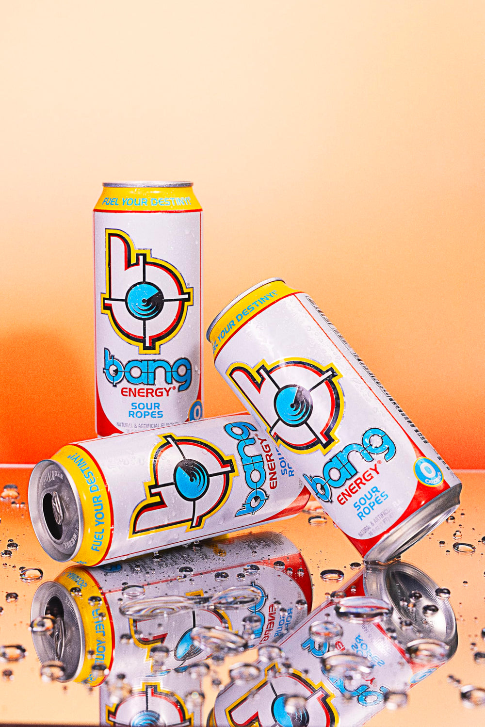 Bang Sour Ropes textured can conveys bold taste and sugar-free energy on-the-go.