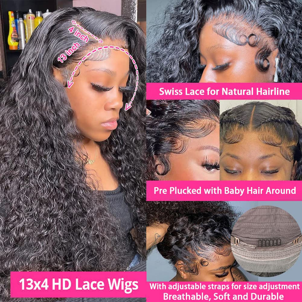 Bangjazz 180-density deep wave wig adds fullness with a natural look