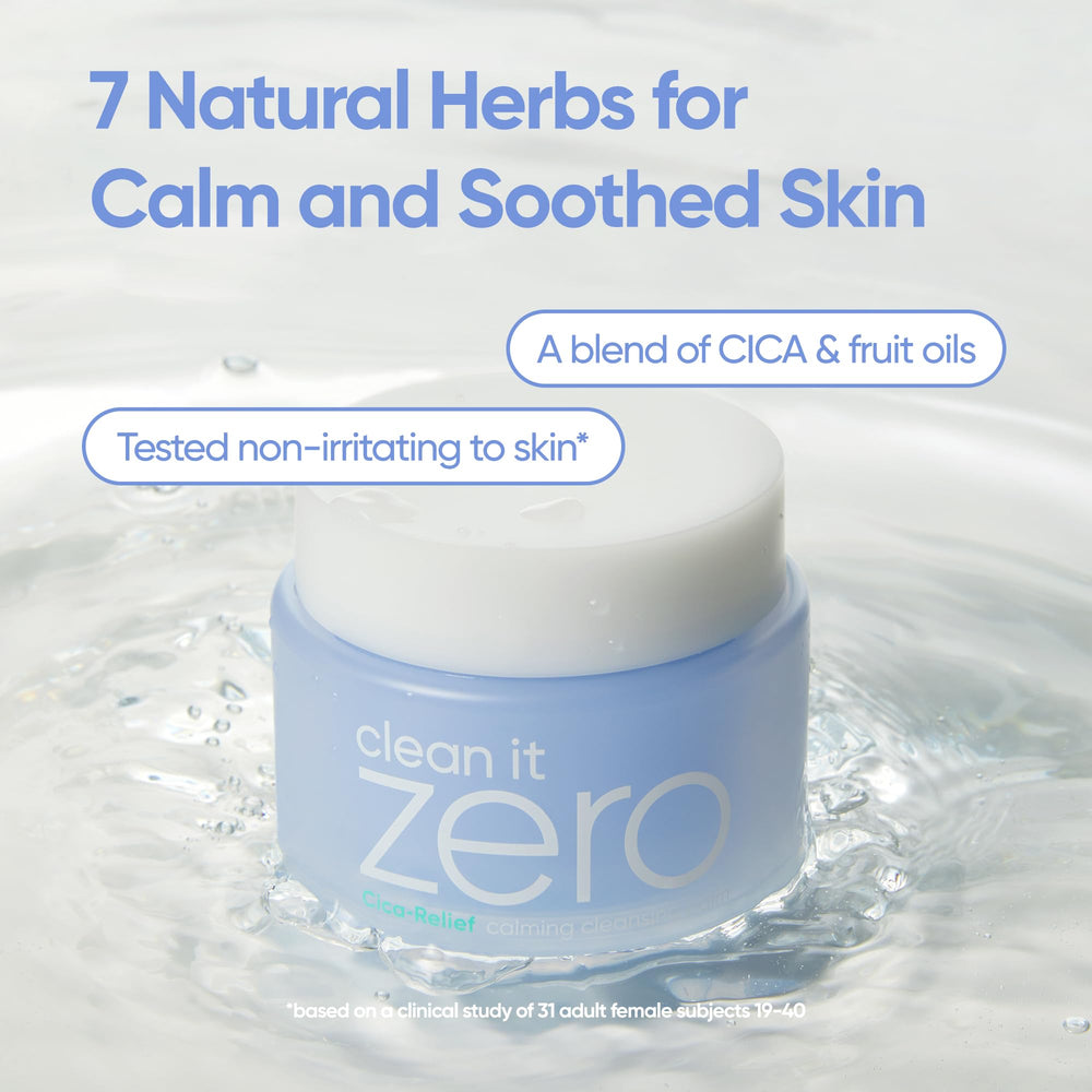 BANILA CO Clean It Zero Calming Cleansing Balm spatula-use shot for precise application