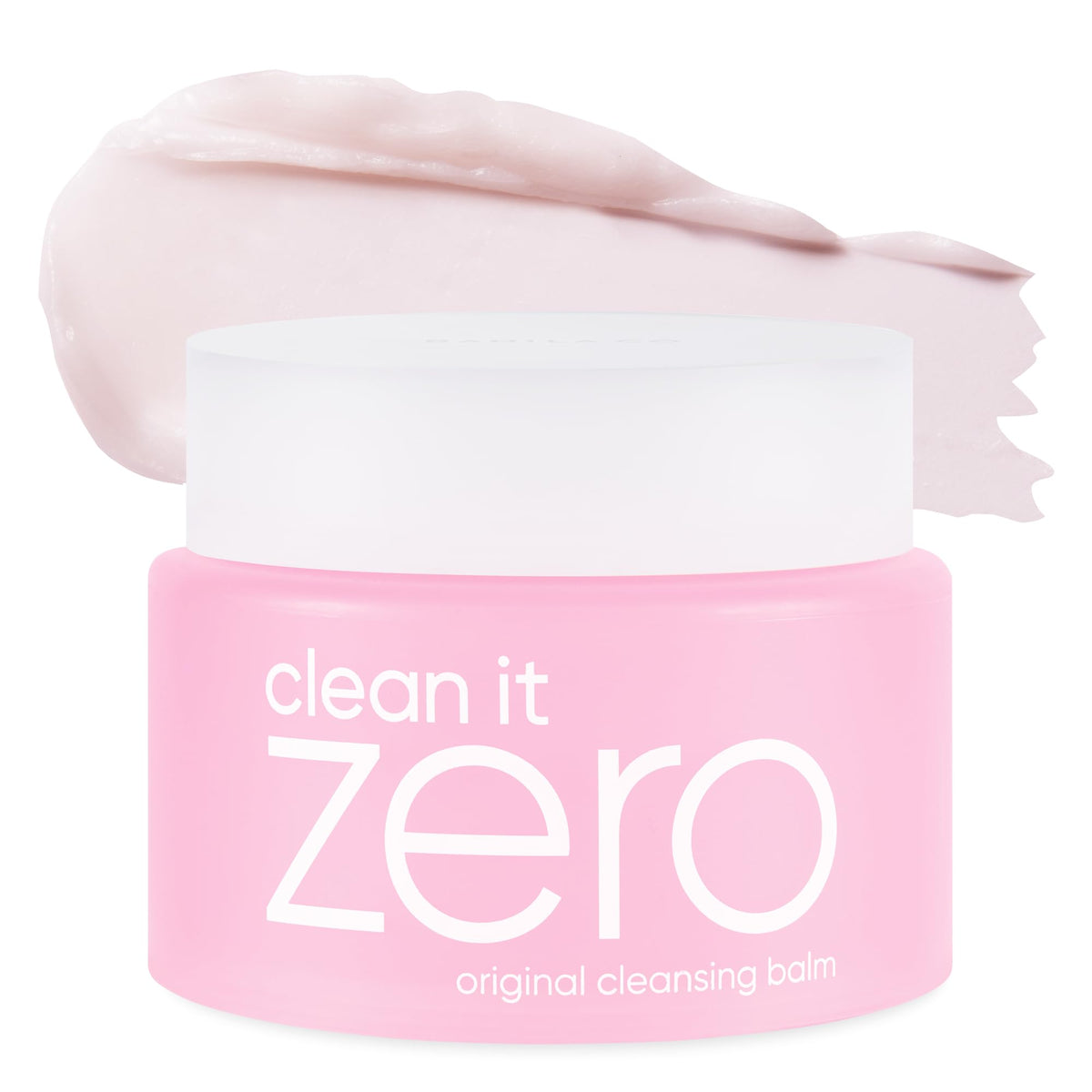 BANILA CO Clean it Zero Original cleansing balm jar close-up; makeup melts