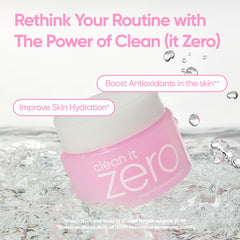 BANILA CO Clean it Zero Original sherbet texture melting into oil for a gentle cleanse