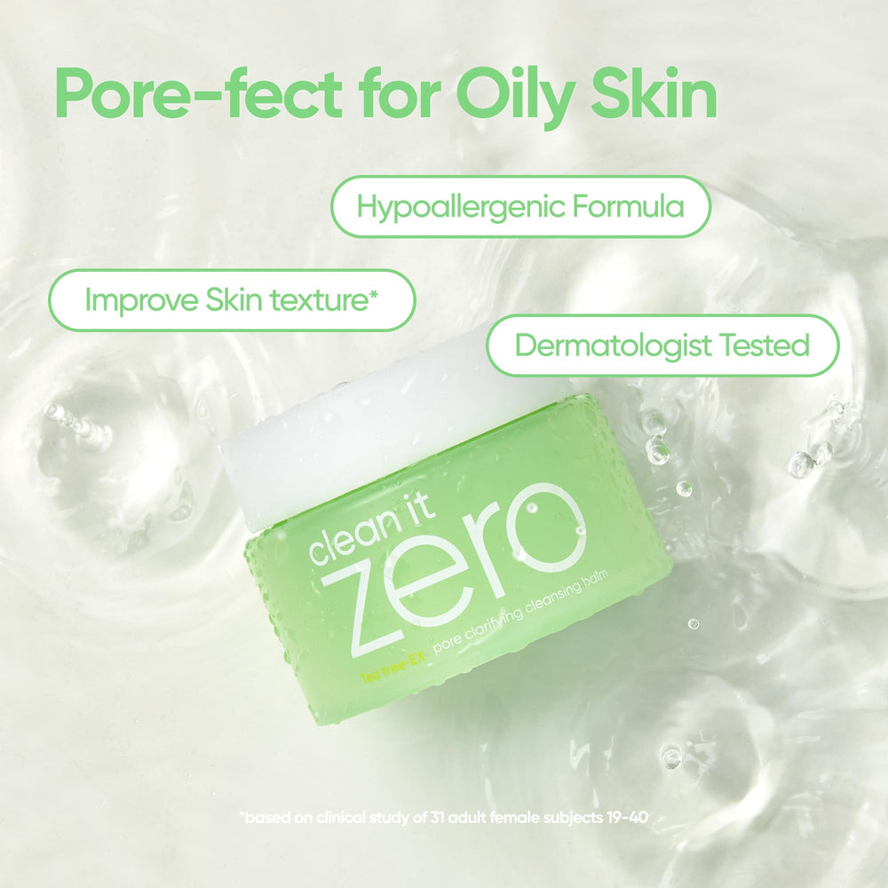 BANILA CO Clean it Zero Pore Balm texture, sherbet-like and easy to melt makeup.