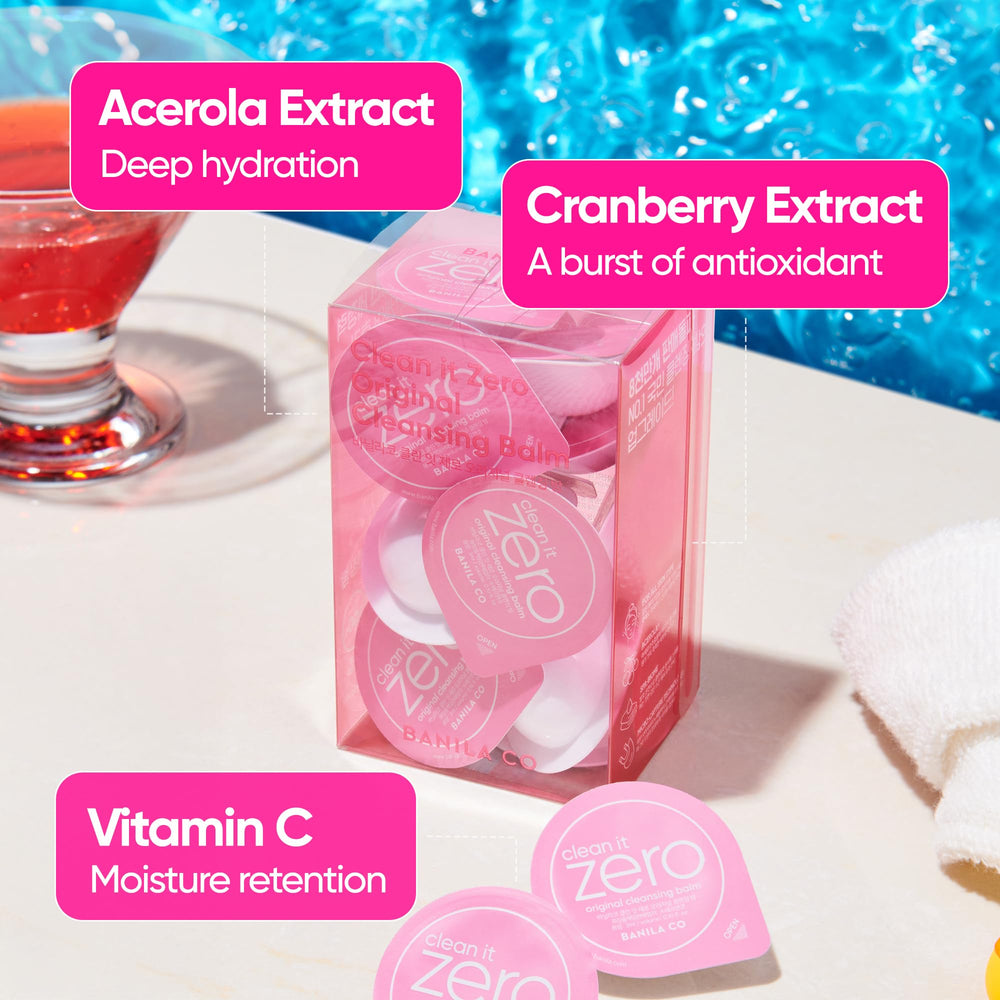 BANILA CO Clean It Zero sherbet to oil texture in action for makeup removal