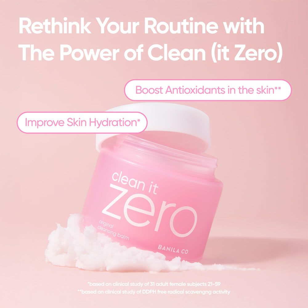 Sherbet texture blends into oil during application for deep cleansing.
