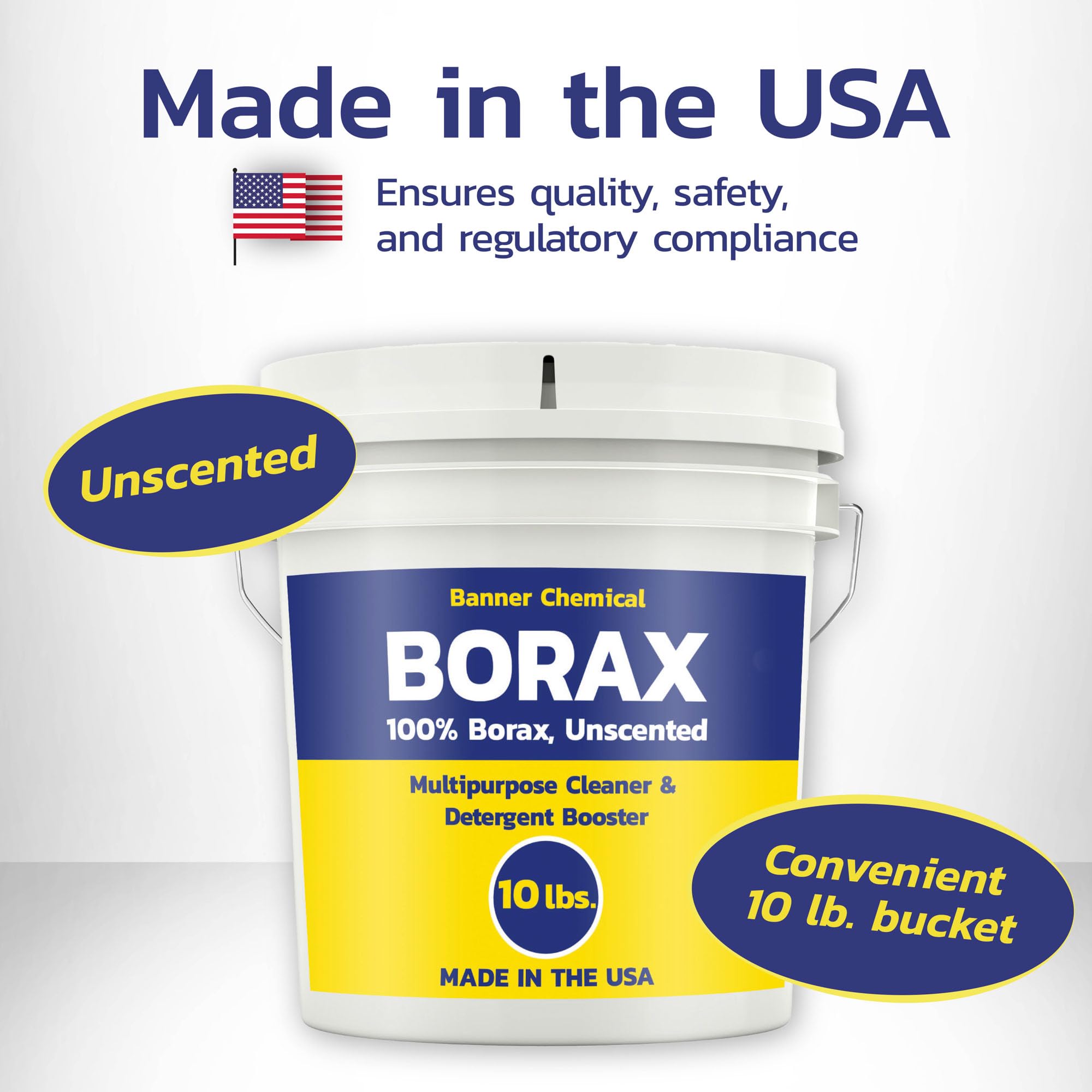 Banner Chemical Raw Borax promotes natural, eco-friendly use when directed