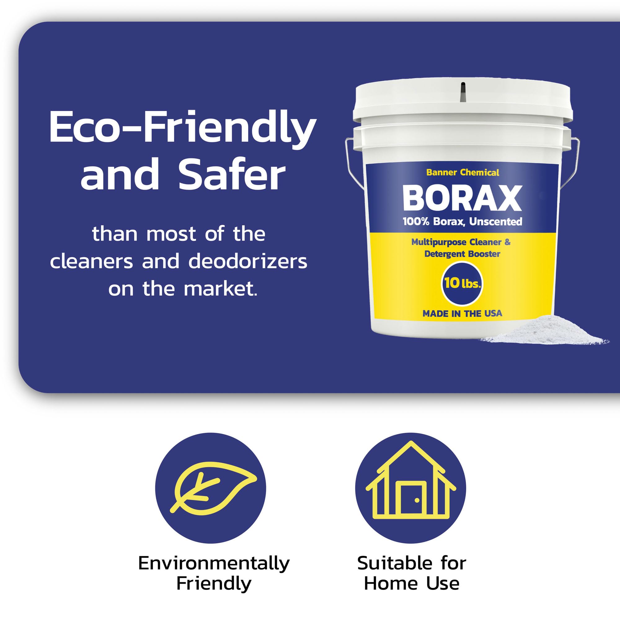 Banner Chemical Raw Borax odor neutralization for laundry and surfaces