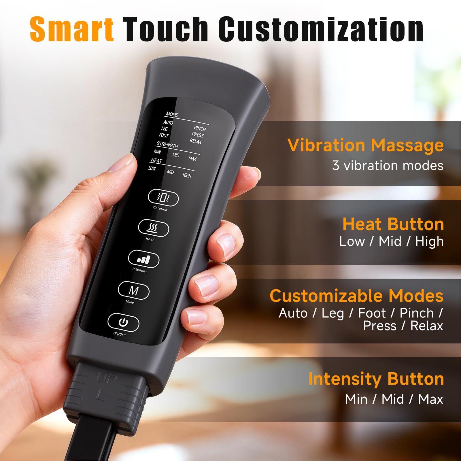 Banspol leg massager removable lining simplifies cleaning after use