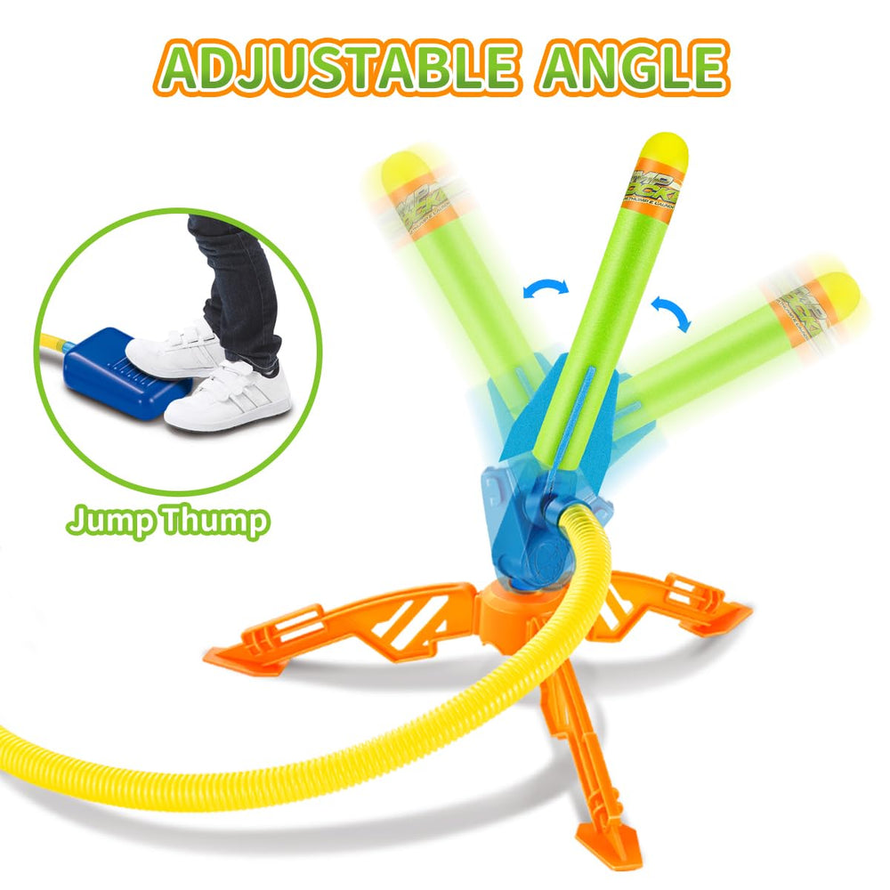 Banvih-foam-rockets-6-pack showcases six foam rockets ready for safe backyard fun.