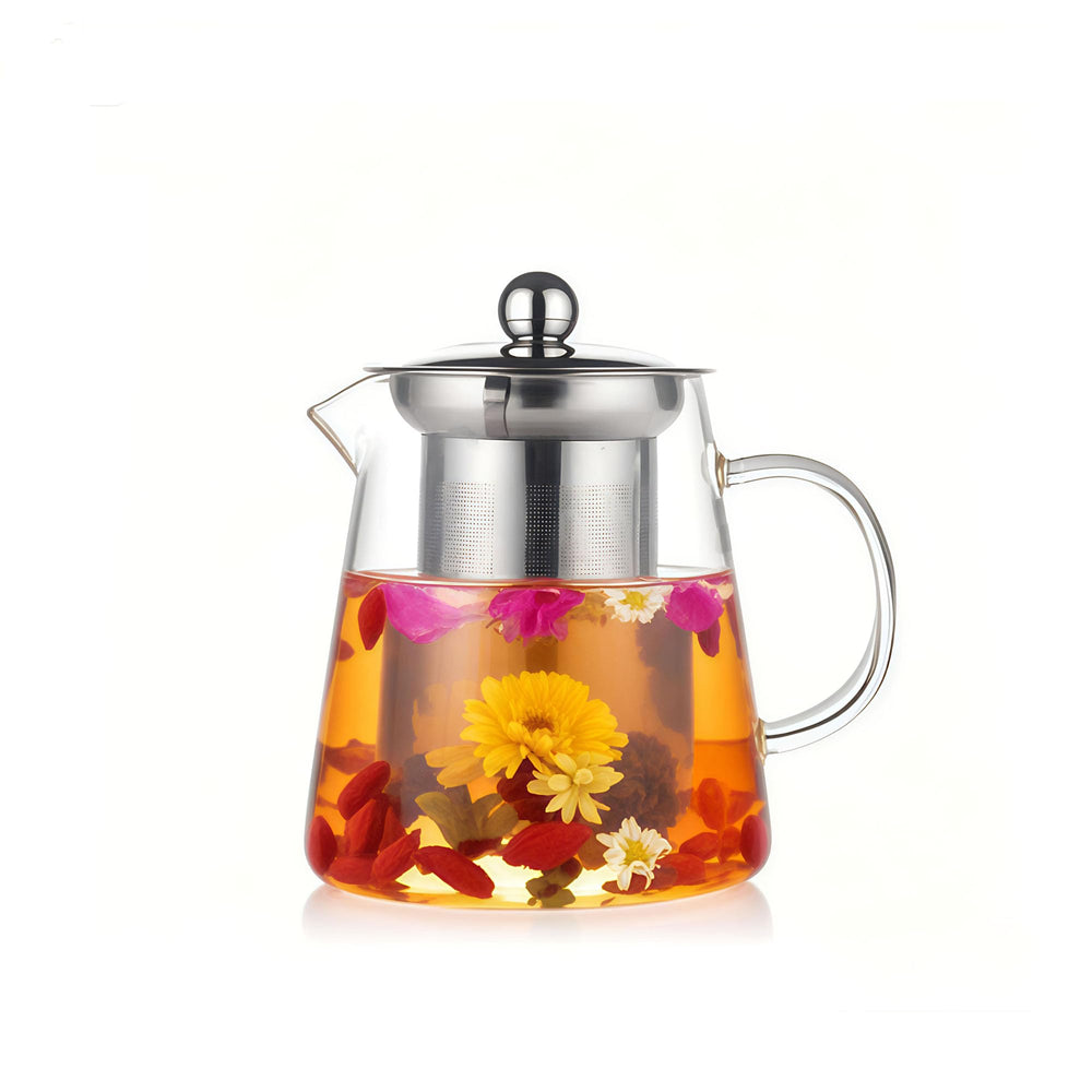 BanYakong glass teapot with eagle-beak pour for smooth, precise pours.