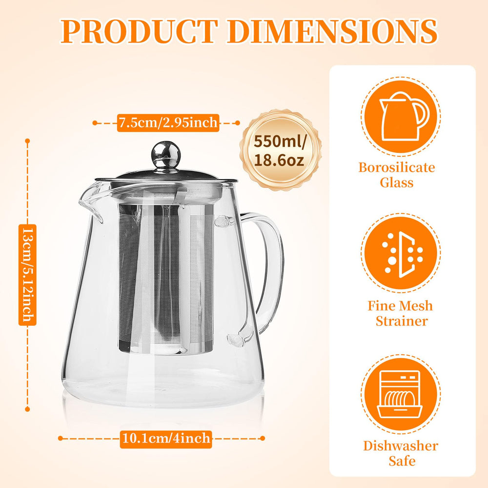 Removable stainless steel infuser ensures clean, flavorful tea with BanYakong teapot.