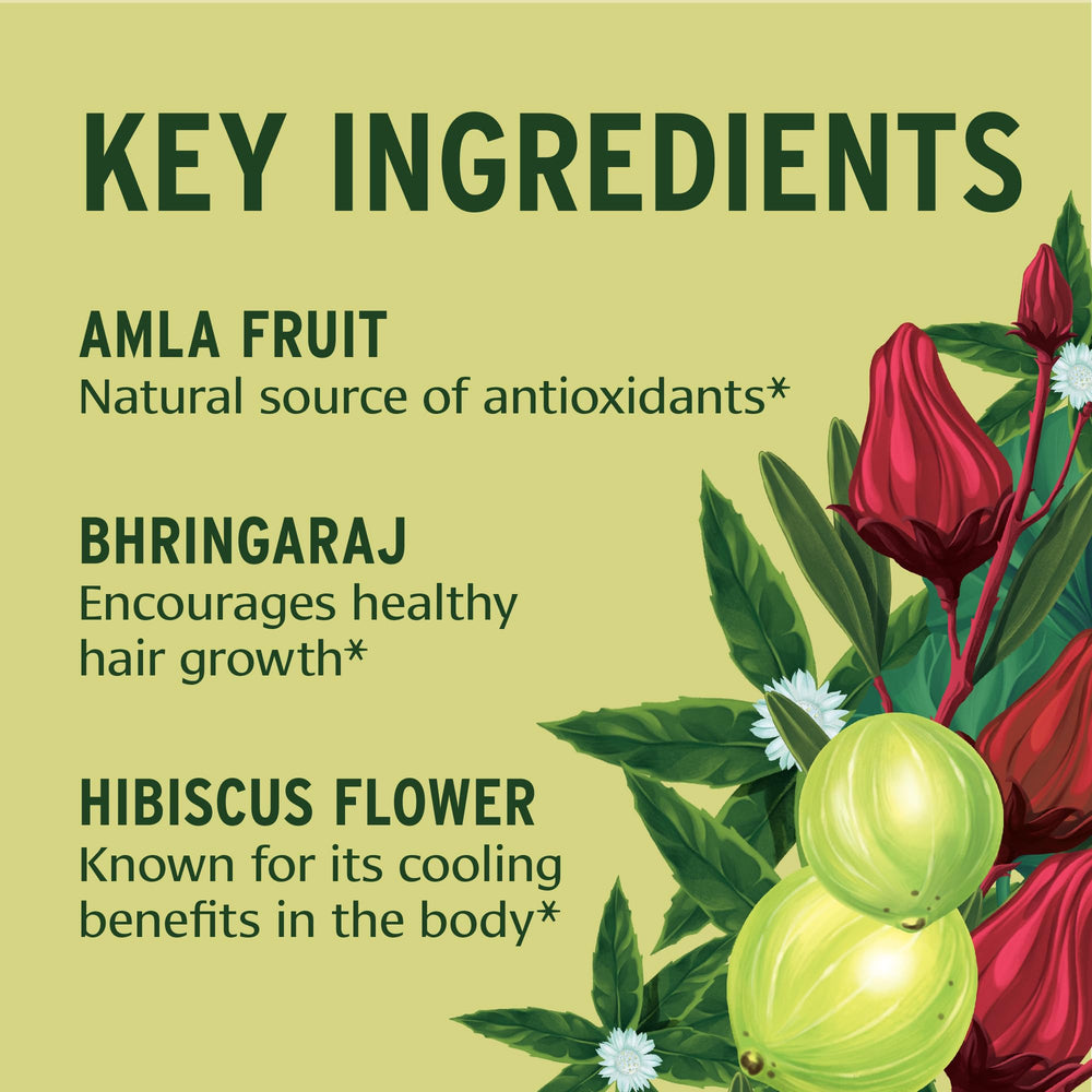 Banyan Botanicals amla brahmi blend shown for gentle balance.
