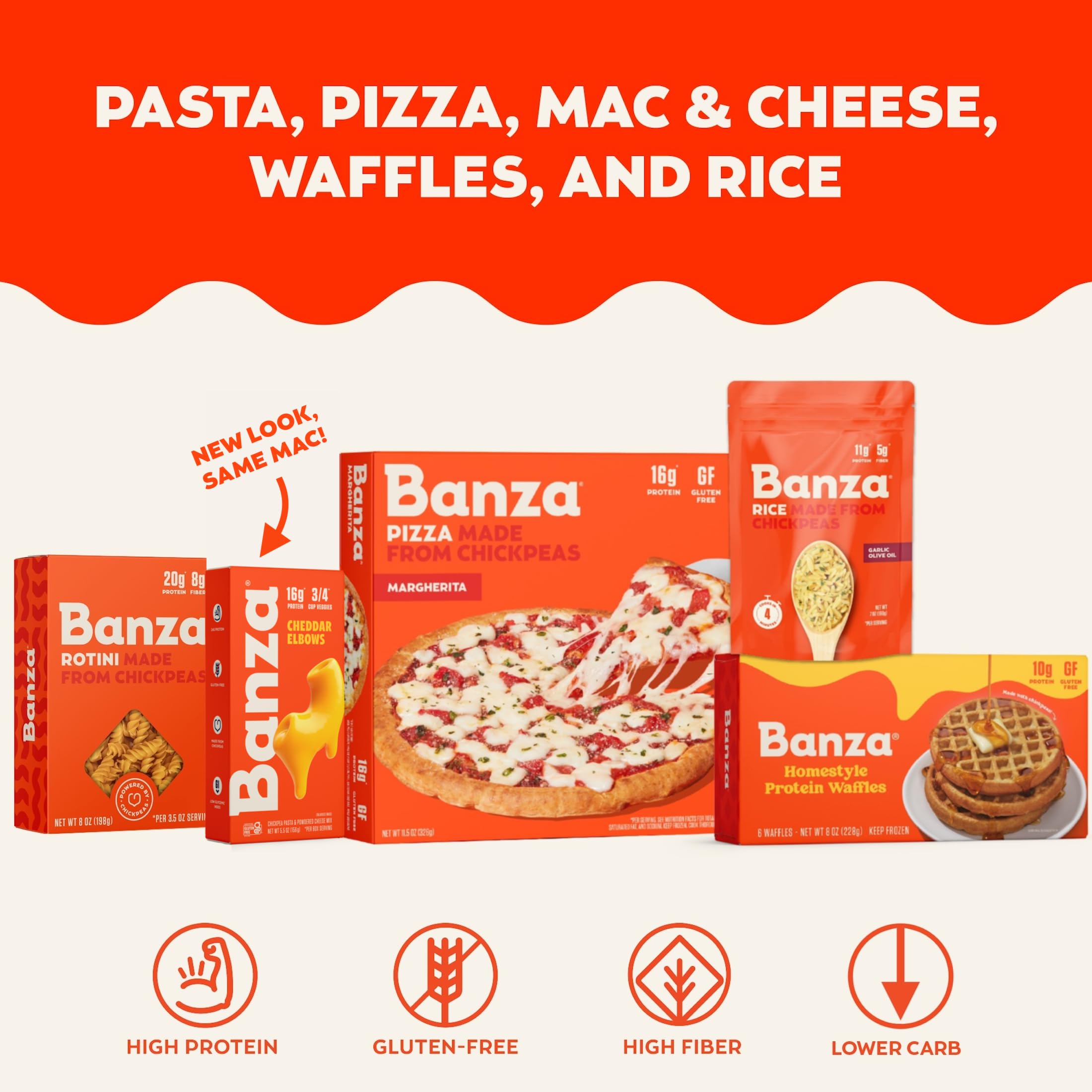 Banza cooked-plate-angel-hair: light, quick-cooking option for fast meals