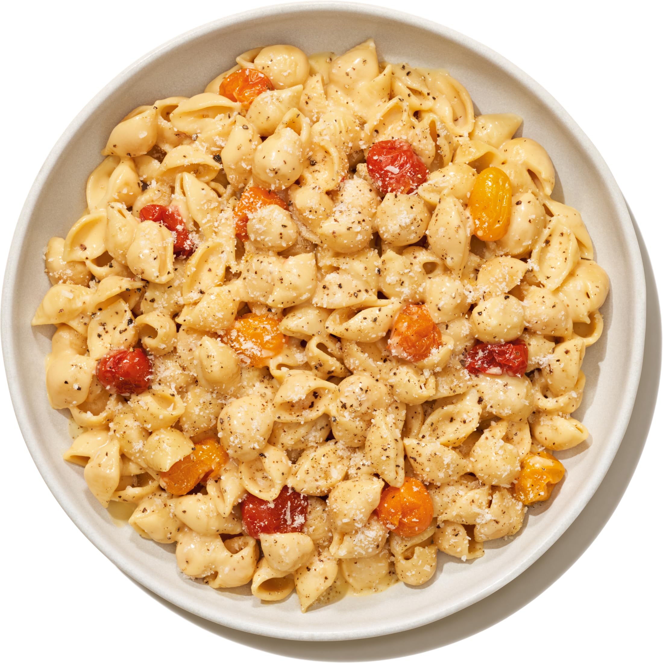 Banza packaging-orange-box-on-shelf: trusted gluten-free pasta at major retailers