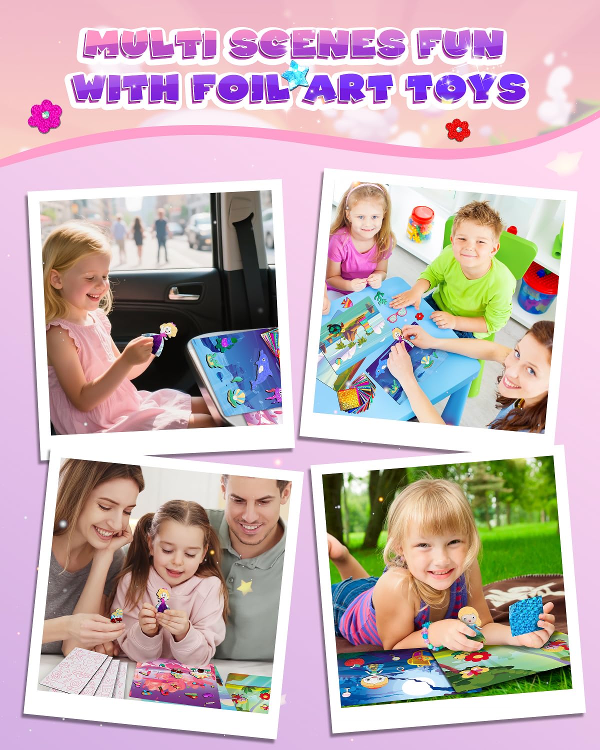Baobrava Foil Art Kit gift-ready packaging for birthdays and holidays.