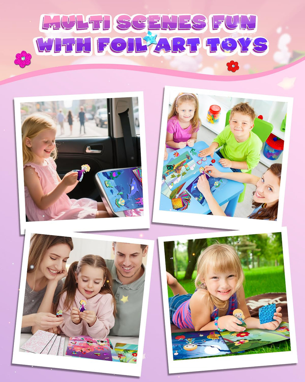 Baobrava Foil Art Kit gift-ready packaging for birthdays and holidays.