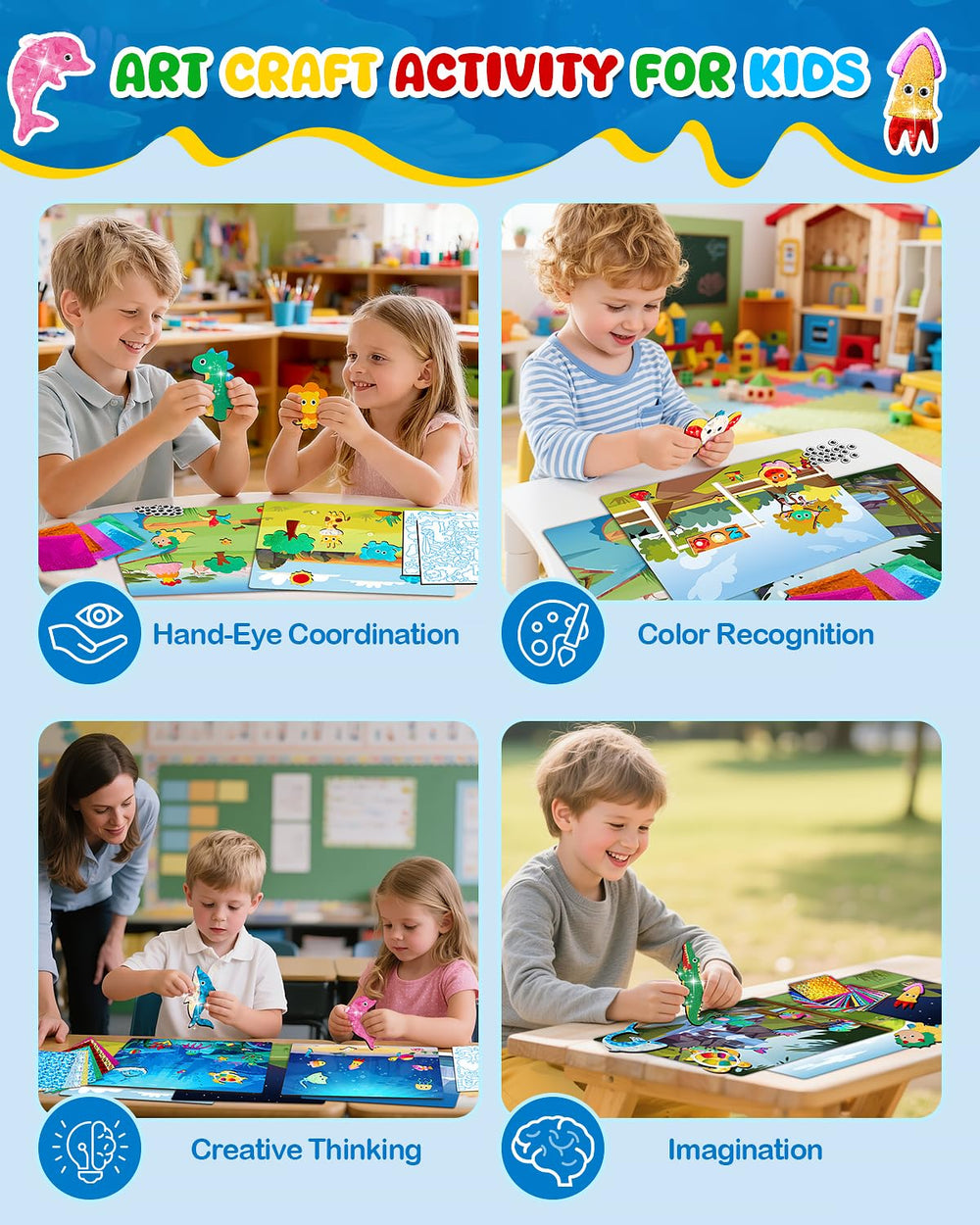 Baobrava mermaid canvas creates undersea art adventures for children.
