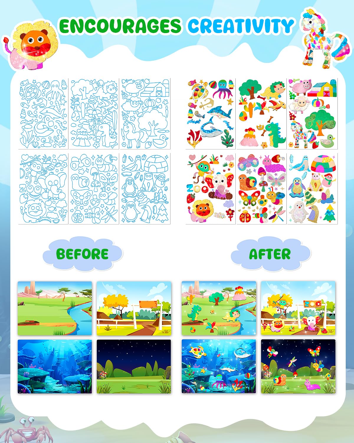 Baobrava unicorn canvas sparks colorful stories and creativity.