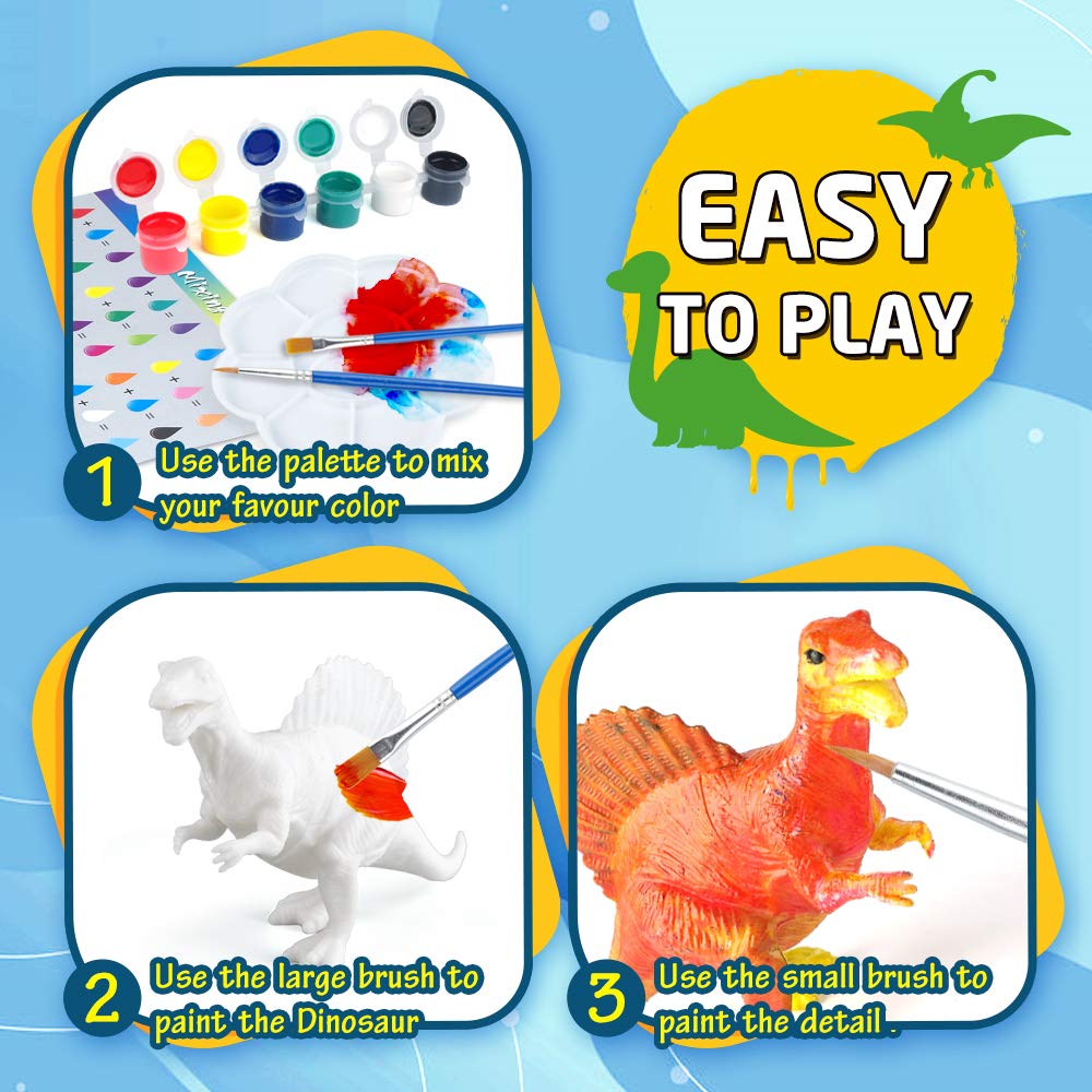 BAODLON dinosaur painting box designed for easy gift giving