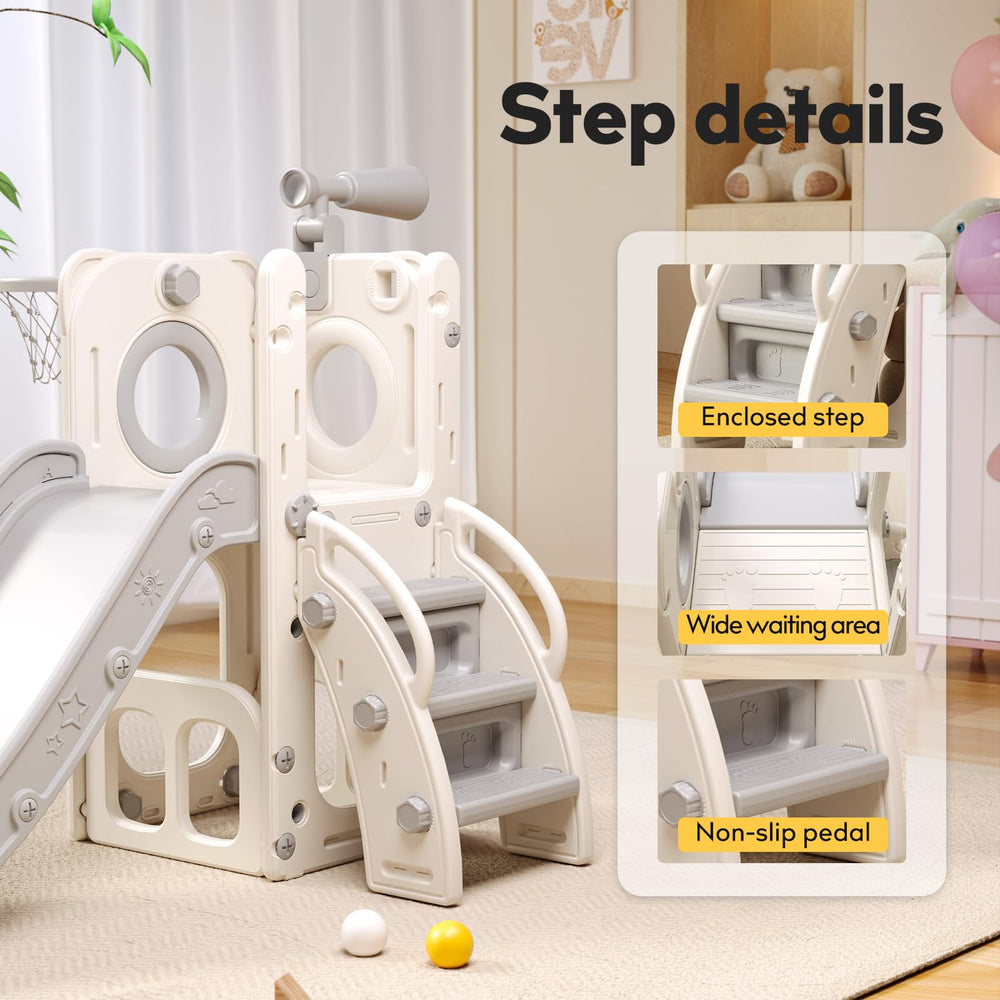 Baotree 6-in-1 playset outdoor setup ready for backyard play.
