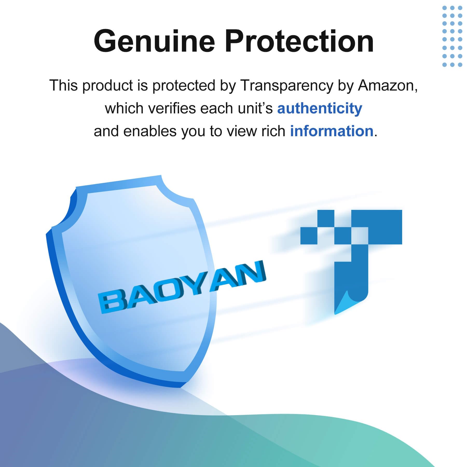 BAOYAN packaging inside view shows two ready-to-install cartridges