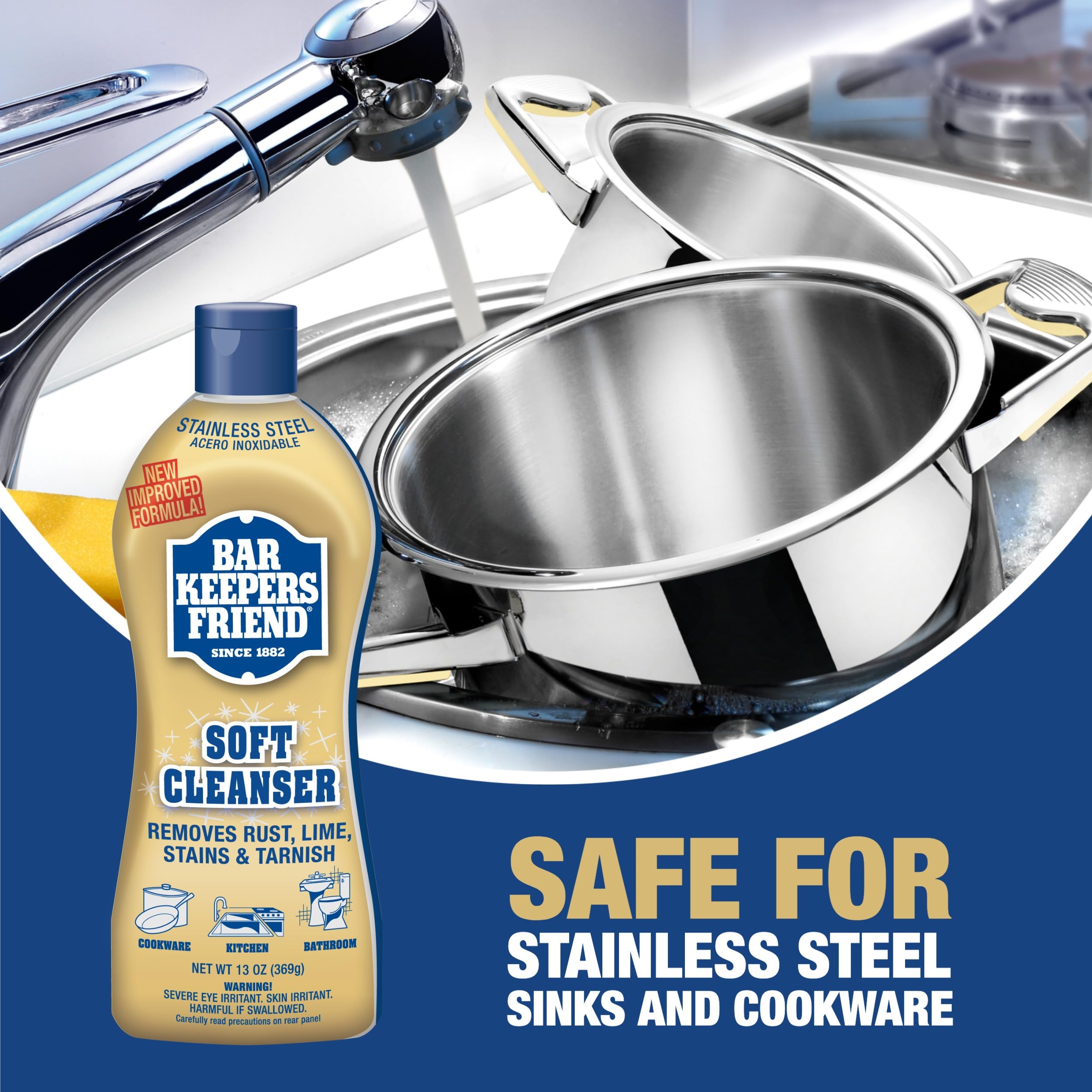 Bar Keepers Friend Bundle helps outdoor grill and patio cleaning.