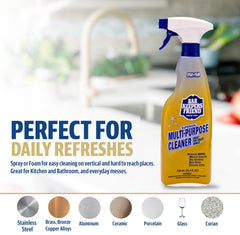 Bar Keepers Friend MORE Spray Foam targets kitchen surfaces with spray-on cleaning power
