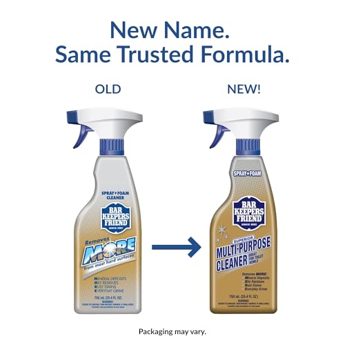 Bar Keepers Friend MORE Spray Foam leaves streak-free surfaces
