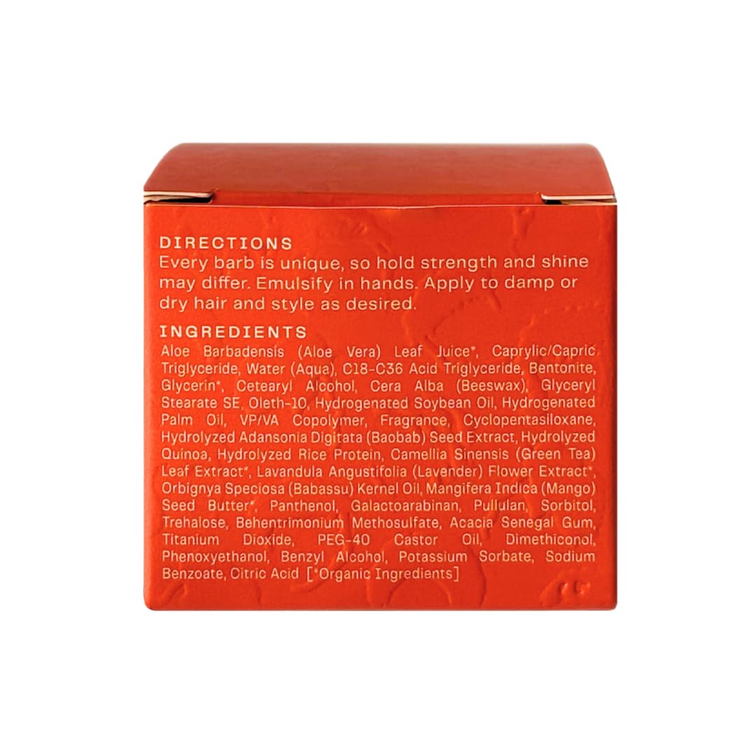 Barb Soft Clay Pomade easy rinse after styling for clean removal.