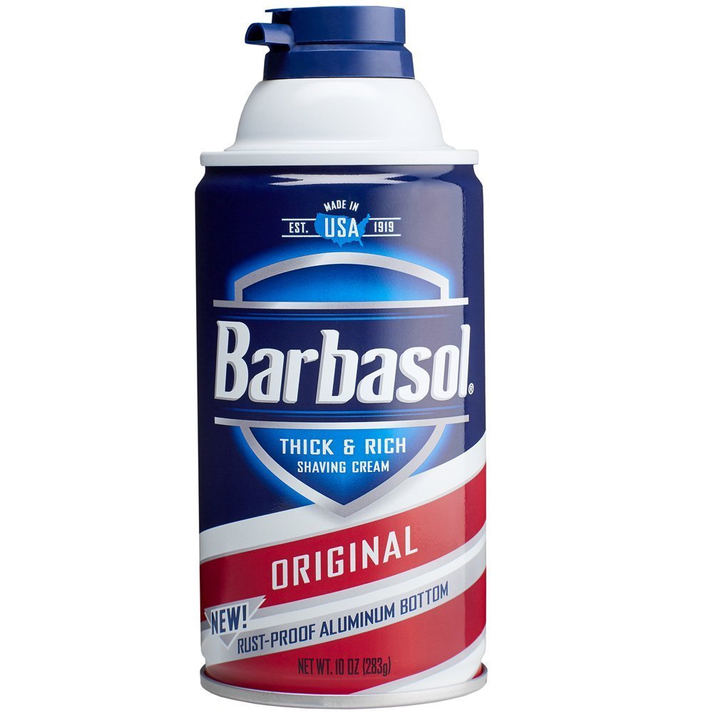 Barbasol Thick and Rich Shaving Cream Original 10 oz Pack of 2 delivers a smooth shave.
