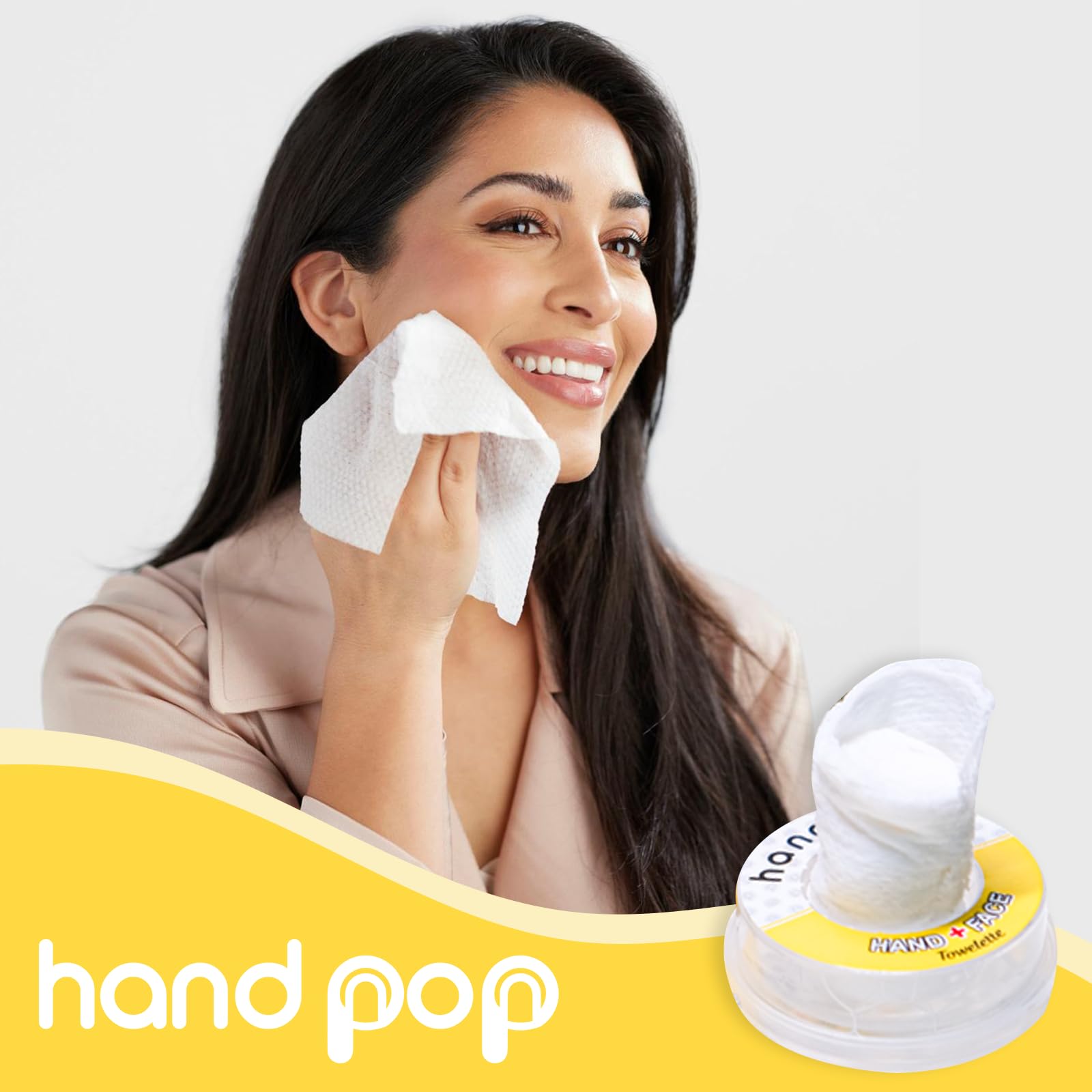 BARBERUPP Hand Pop Lemon Wipes release a fresh lemon scent during use.