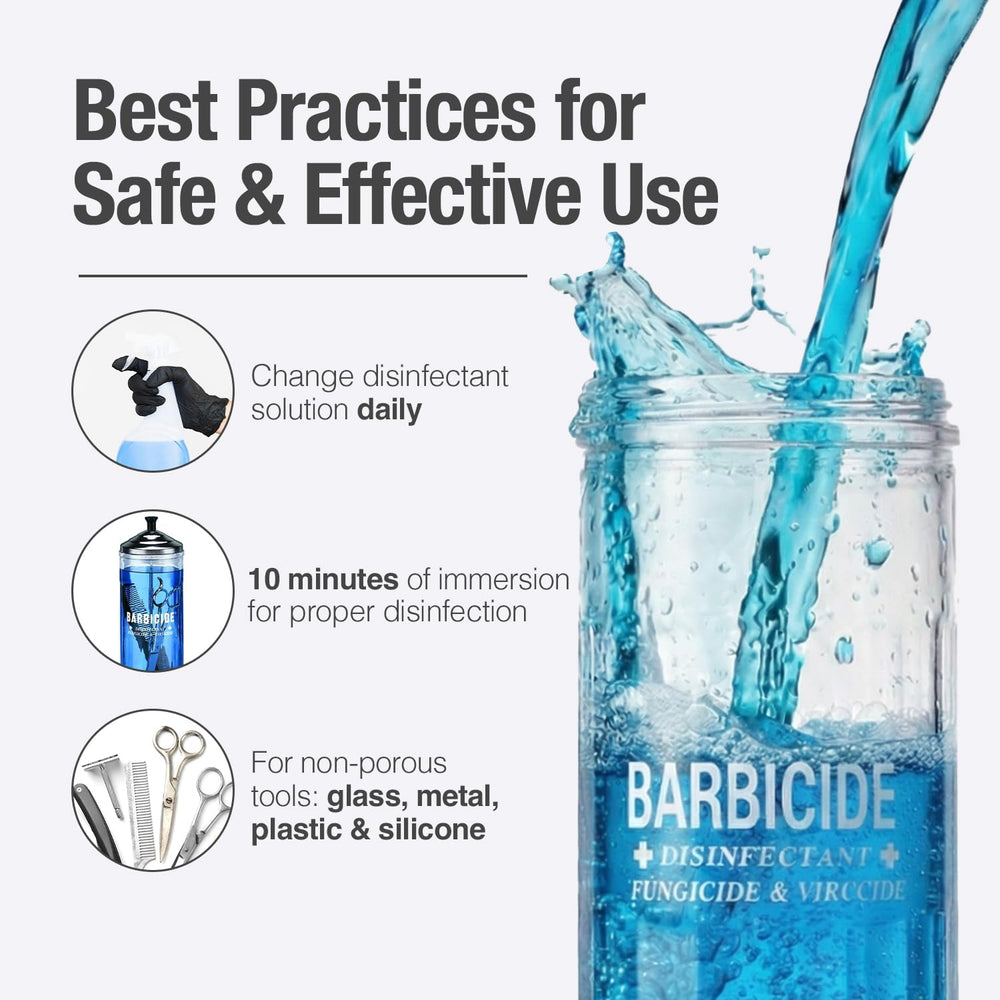 Anti-rust formula protects shears, clippers, and combs from dulling.