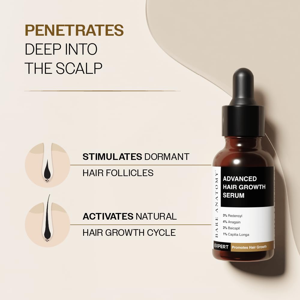 Bare Anatomy rosemary and biotin enrich natural hair care