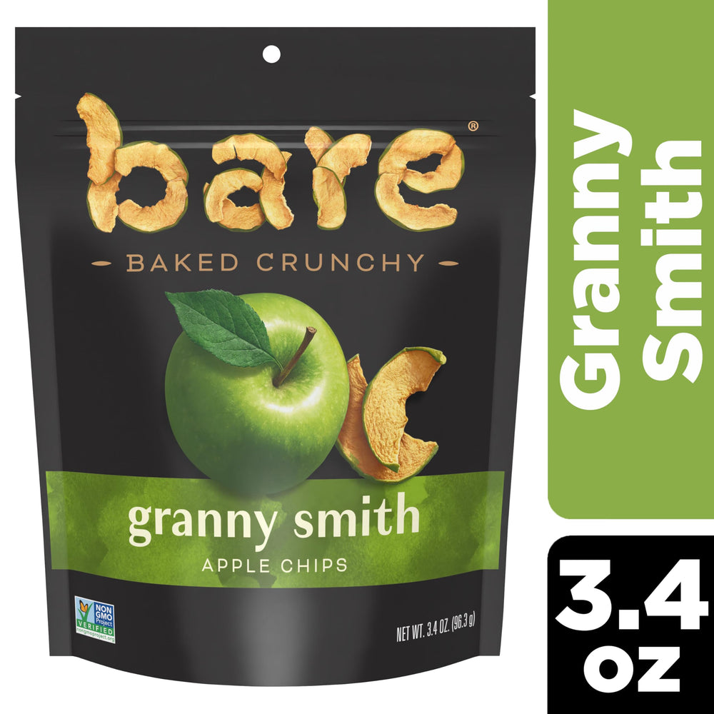 Bare Baked Apple Chips dairy-free and oil-free for light snacking.