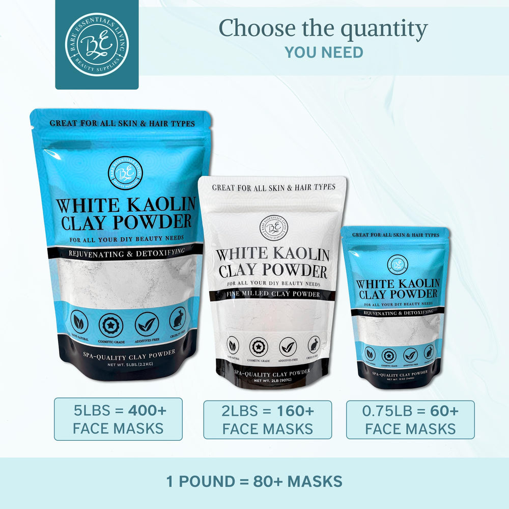 Seed bombs crafted with Bare Essentials Living white kaolin clay powder for garden projects.