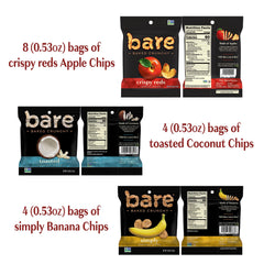 Bare gluten-free, Non-GMO fruit snacks ready for lunch boxes.