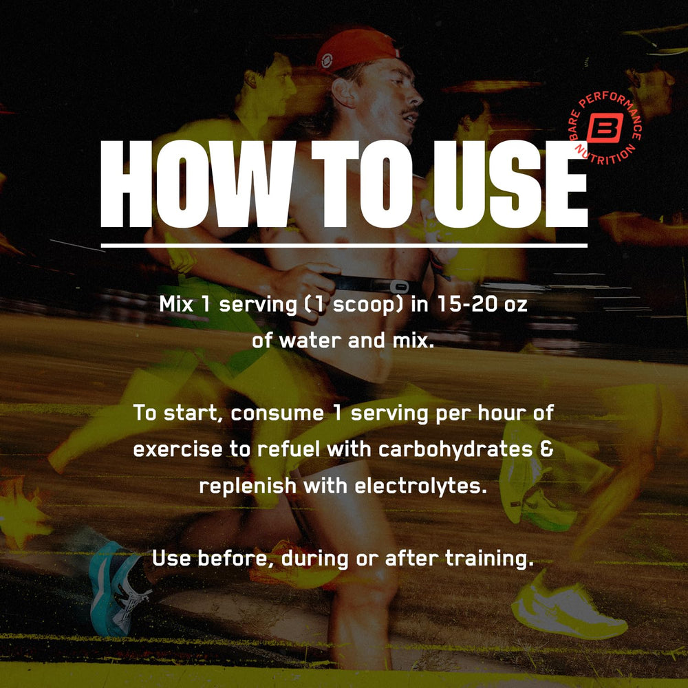 Bare Performance Nutrition G1.M electrolytes illustration highlights hydration support during training.