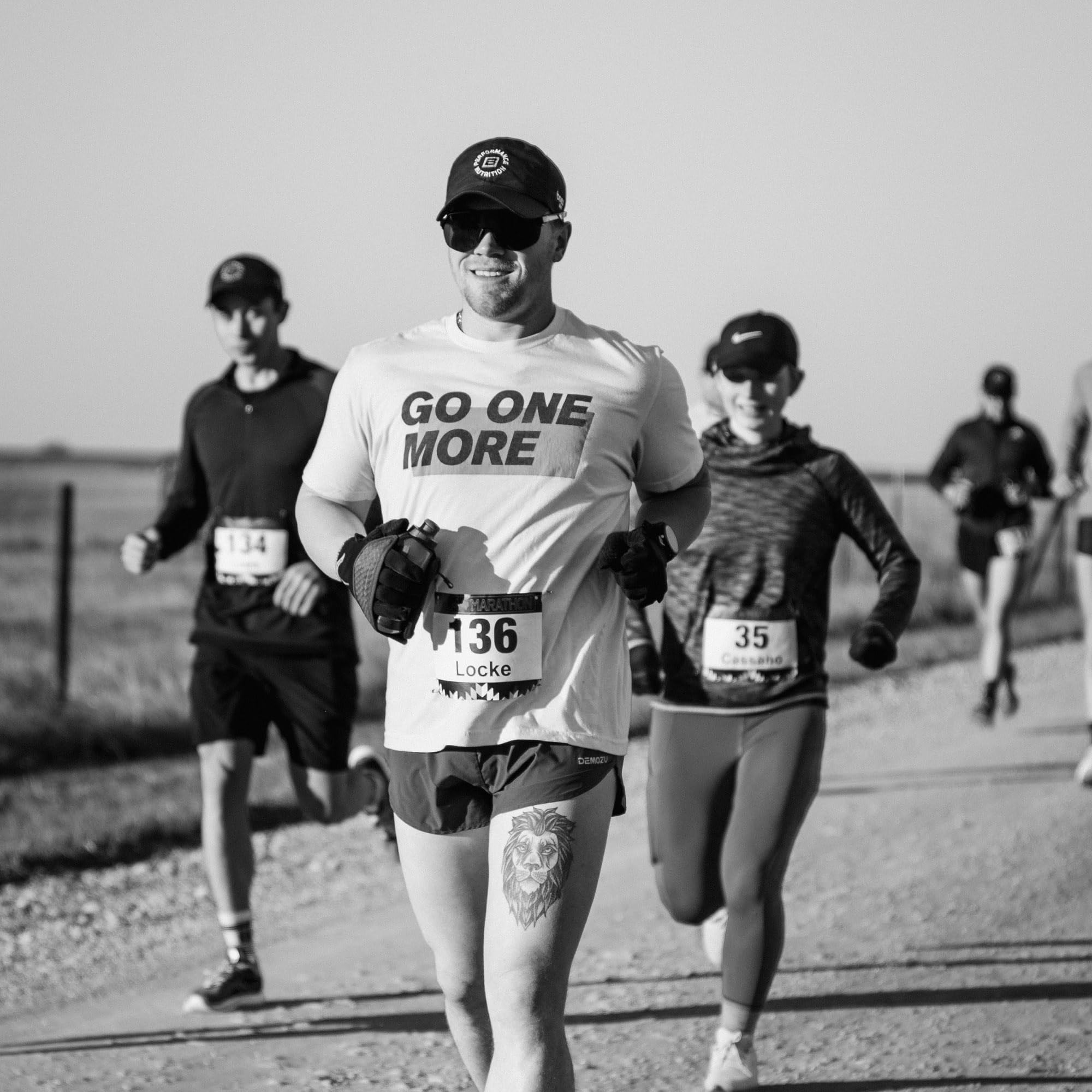 Clear scoop and bottle demonstrate easy endurance fueling on the go.