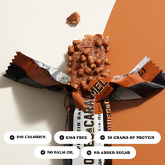 Barebeiis Chocolate Dough bar close-up highlighting rich cocoa flavors and crunch