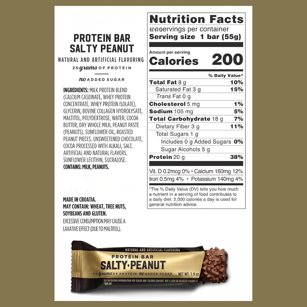 Barebeils protein bars with 20g protein per bar for active days