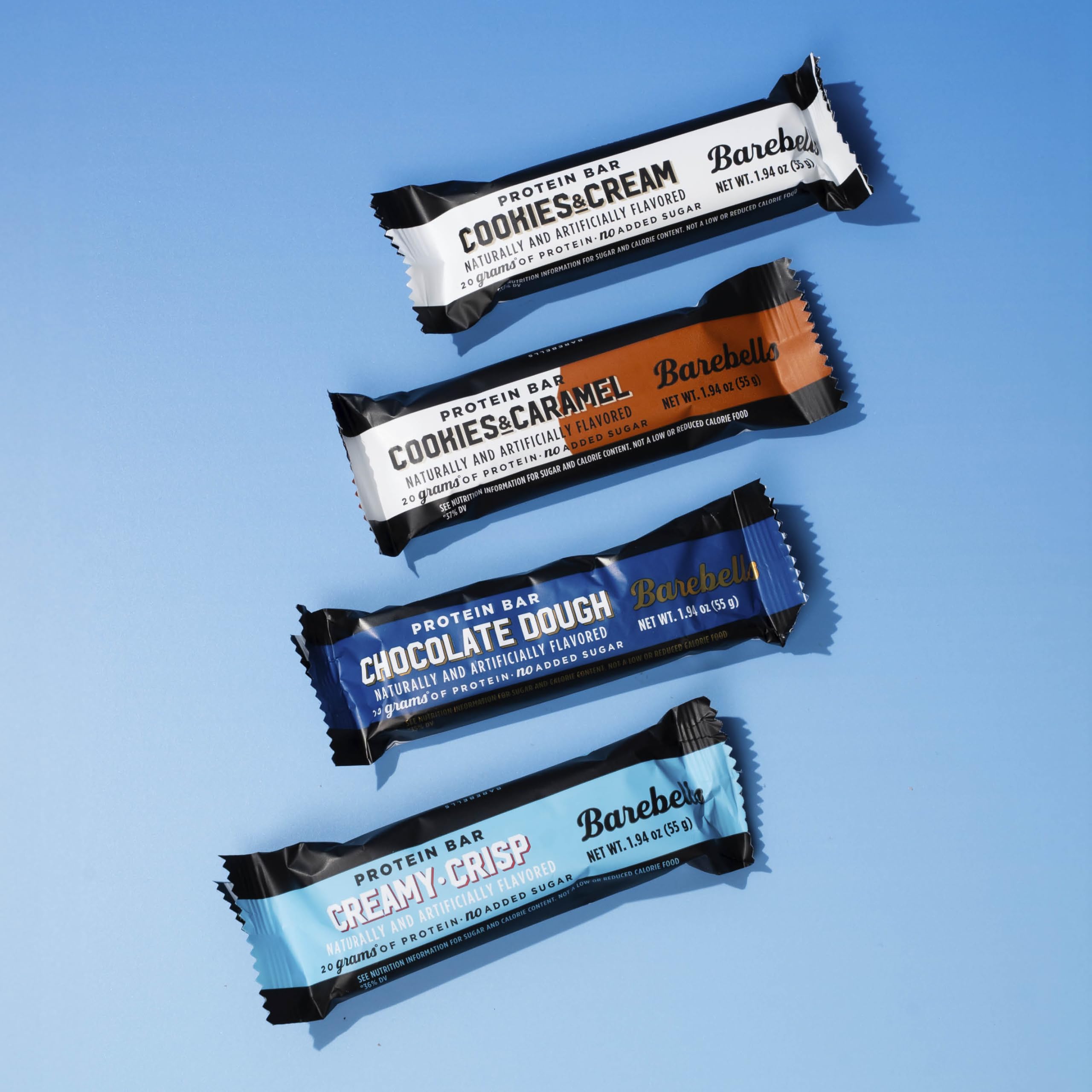 Barebells Variety Pack 12 bars shown for convenient macro-friendly snacking.