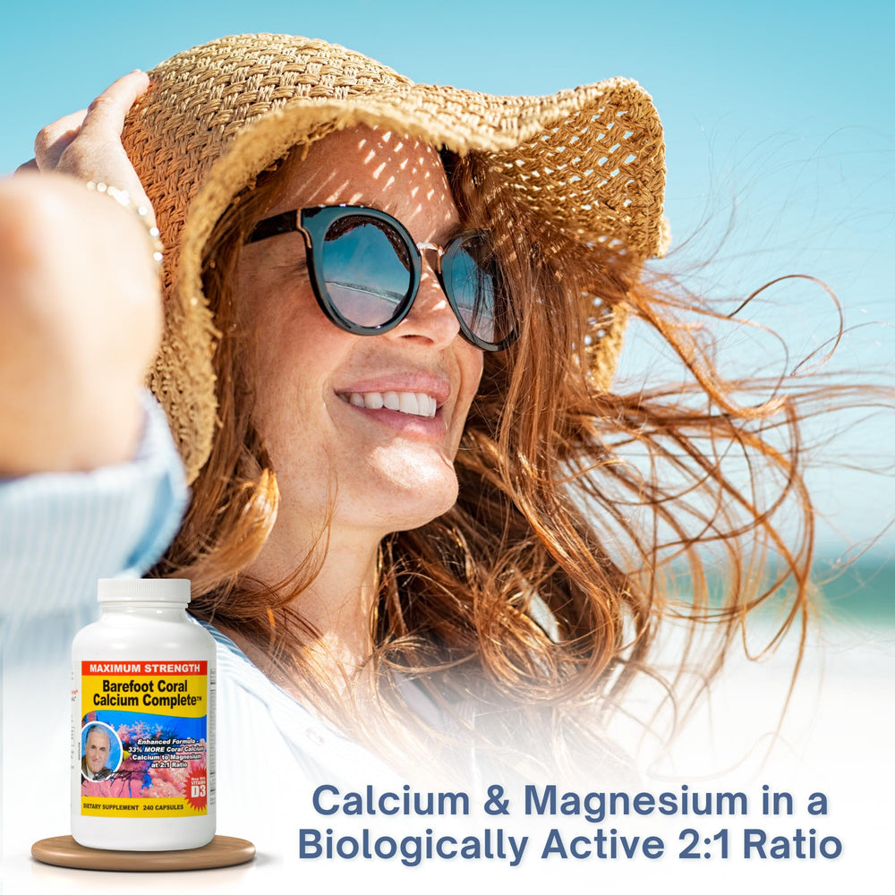 Barefoot Coral Calcium Complete dosing spoon for easy measurement