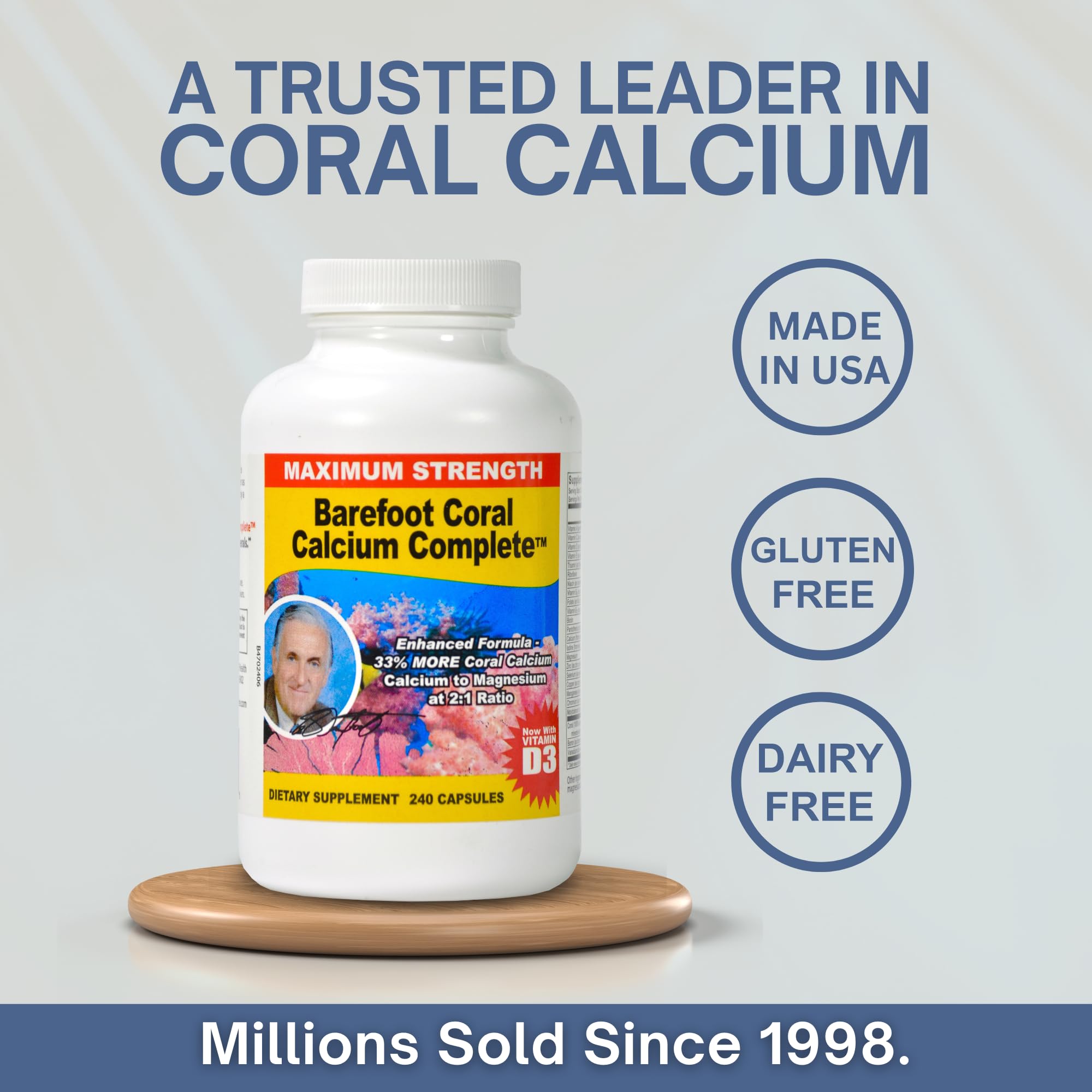 Barefoot Coral Calcium Complete Okinawa harvest photo demonstrates ethical sourcing