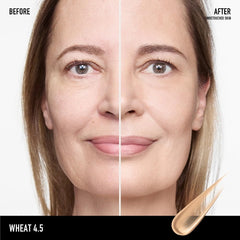 BareMinerals Complexion Rescue SPF 30 swatch shows sheer to light coverage